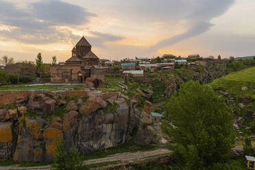 View of Harichavank Monastery, an Orthodox Churches in Harich, Armenia. - AAEF22988