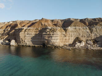 Aerial view of the cliffs at Blanche Point, South Australia. - AAEF23974