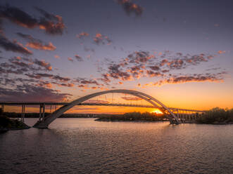 Djuro Bridge at sunset, Stockholm Archipelago, Sweden - FOLF12641