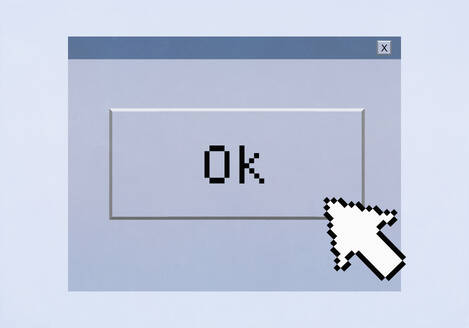 Computer cursor hovering over OK button - FSIF06776