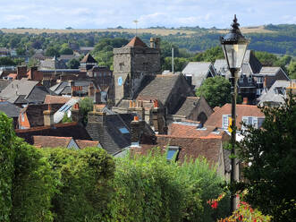 View from Chapel Hill, Lewes, East Sussex, England, United Kingdom, Europe - RHPLF29088