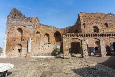 Großes Nymphäum in der römischen Villa der Quintilii, Via Appia, Rom, Latium (Latium), Italien, Europa - RHPLF29120