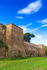 Roman Aurelian Walls (Mura Aureliane), UNESCO World Heritage Site, Rome, Latium (Lazio), Italy, Europe - RHPLF29130