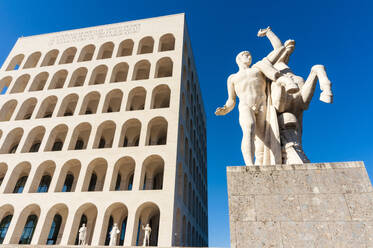 Palazzo della Civilta Italiana (Palazzo della Civilta del Lavoro) (Square Colosseum), EUR, Rome, Latium (Lazio), Italy, Europe - RHPLF29156