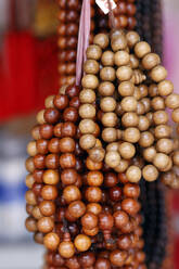 Buddhist prayer beads (mala) for sale, Guan Yin Temple Buddhist temple, Vung Tau, Vietnam, Indochina, Southeast Asia, Asia - RHPLF29245