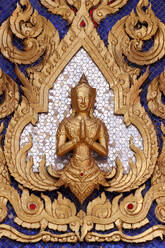 Roof detail, Wat Phra Kaew (Temple of the Emerald Budda), Bangkok, Thailand, Southeast Asia, Asia - RHPLF29248