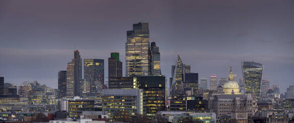 City panorama from Post Building 2023, London, England, United Kingdom, Europe - RHPLF29270