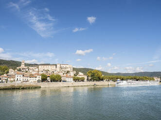 River cruise along the Rhone, Auvergne-Rhone-Alpes, France, Europe - RHPLF29296