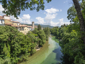 Fluss Natisone, Cividale del Friuli, Udine, Friaul-Julisch-Venetien, Italien, Europa - RHPLF29323