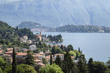 Blick auf die Stadt Tremezzo, Comer See, Italienische Seen, Lombardei, Italien, Europa - RHPLF29334