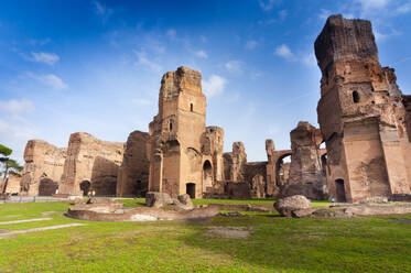 Exterior, Baths of Caracalla, UNESCO World Heritage Site, Rome, Latium (Lazio), Italy, Europe - RHPLF29692