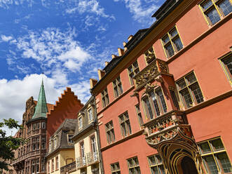 Germany, Baden-Wurttemberg, Freiburg im Breisgau, Facade of Haus zum Walfisch - GWF07958