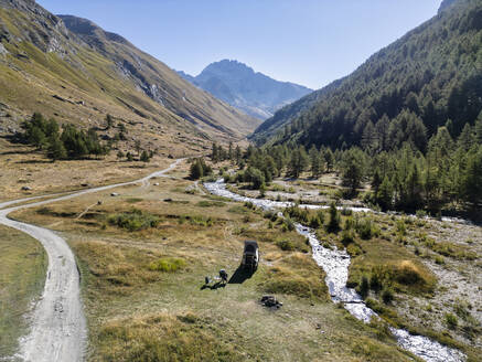 Italy, Small camp along Colle del Sommeiller pass - LAF02837