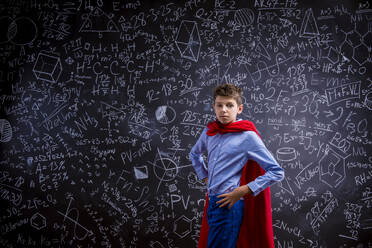 Studio shot of children and teacher, school time. - HPIF35422