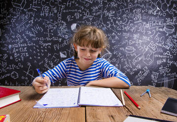 Studio shot of children and teacher, school time. - HPIF35473