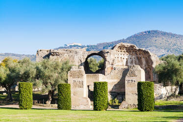 Thermen von Heliocamino, Hadrian's Villa, UNESCO-Weltkulturerbe, Tivoli, Provinz Rom, Latium, Italien, Europa - RHPLF29920