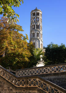 Fenestrelle-Turm, Kathedrale Saint-Theodorit, Uzes, Gard, Frankreich, Europa - RHPLF30188