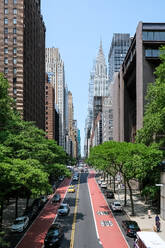 Blick auf die 42nd Street, eine wichtige Querstraße, von der Tudor City Overpass (Tudor City Btidge), Stadtbezirk Manhattan von New York City, Vereinigte Staaten von Amerika, Nordamerika - RHPLF30310