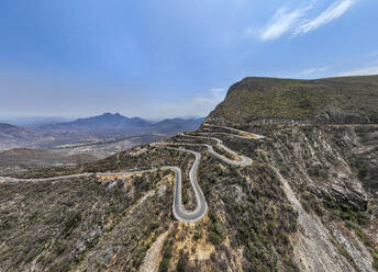 Luftaufnahme des Bergpasses Serra da Leba, Angola, Afrika - RHPLF30495