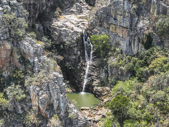 Luftaufnahme des Bergpasses Serra da Leba, Angola, Afrika - RHPLF30497