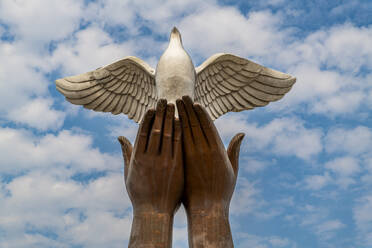Peace monument, Luena, Moxico, Angola, Africa - RHPLF30511
