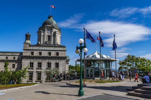 Louis S. St. Laurent-Gebäude, Alt-Quebec, UNESCO-Weltkulturerbe, Quebec-Stadt, Quebec, Kanada, Nordamerika - RHPLF30594