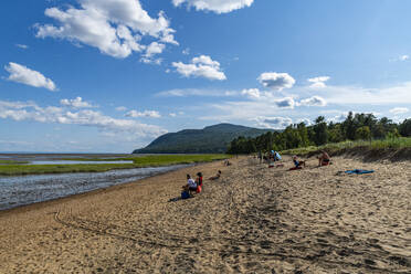 Strand in Baie-Saint-Paul, Quebec, Kanada, Nordamerika - RHPLF30611