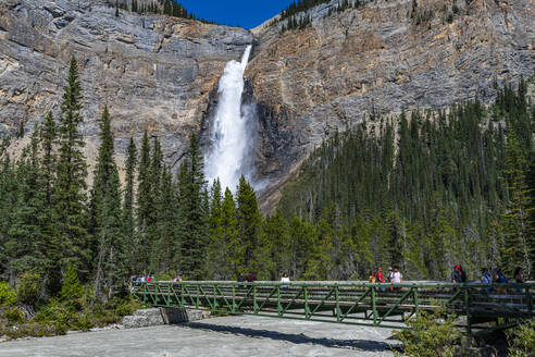 Takakkaw Falls, der zweithöchste Wasserfall Kanadas, Yoho-Nationalpark, UNESCO-Welterbe, British Columbia, Kanada, Nordamerika - RHPLF30664