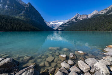 Lake Louise, Banff National Park, UNESCO-Weltkulturerbe, Alberta, Rocky Mountains, Kanada, Nordamerika - RHPLF30671