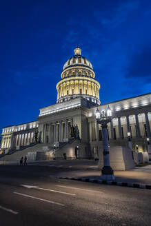 Nightshot of the Capitol in Havana, Cuba, West Indies, Central America - RHPLF30809