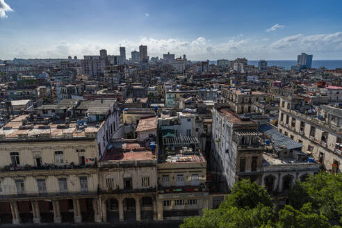 Blick über die Altstadt von Havanna, Kuba, Westindien, Mittelamerika - RHPLF30820