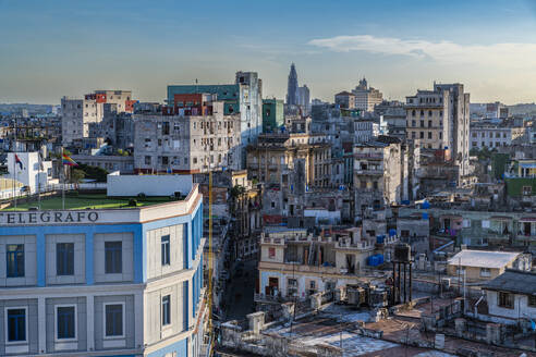 Blick über die Altstadt von Havanna, Kuba, Westindien, Mittelamerika - RHPLF30821