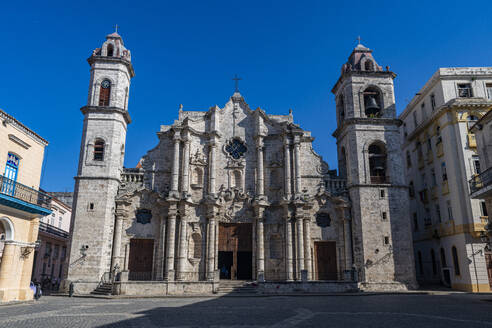 Kathedrale in der Altstadt von Havanna, UNESCO-Weltkulturerbe, Havanna, Kuba, Westindien, Mittelamerika - RHPLF30829