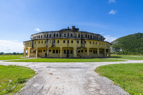 Presidio Modelo, model prison with panopticon design, Isla de la Juventud (Isle of Youth), Cuba, West Indies, Central America - RHPLF30854