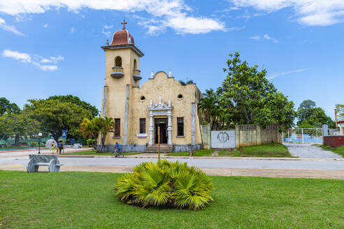 Koloniales Zentrum von Nueva Gerona, Isla de la Juventud (Insel der Jugend), Kuba, Westindien, Mittelamerika - RHPLF30866