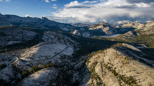 Granite mountains at sunset, Yosemite National Park, UNESCO World Heritage Site, California, United States of America, North America - RHPLF30912