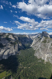 View over Yosemite National Park with Half Dome, UNESCO World Heritage Site, California, United States of America, North America - RHPLF30917