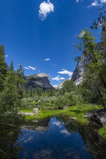 Mirror Lake in the Tenaya Canyon, Yosemite National Park, UNESCO World Heritage Site, California, United States of America, North America - RHPLF30925
