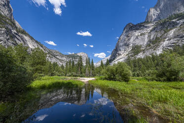 Mirror Lake im Tenaya Canyon, Yosemite-Nationalpark, UNESCO-Welterbe, Kalifornien, Vereinigte Staaten von Amerika, Nordamerika - RHPLF30927