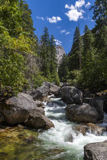 Merced River, Yosemite National Park, UNESCO World Heritage Site, California, United States of America, North America - RHPLF30931