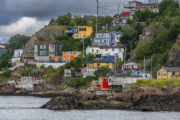 Colourful houses, St. John's, Newfoundland, Canada, North America - RHPLF30942