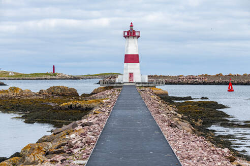 Leuchtturm von St. Pierre, Gebietskörperschaft Saint-Pierre und Miquelon, Überseekollektivität Frankreichs, Nordamerika - RHPLF30973