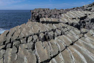 Fossilien aus dem Präkambrium, Mistaken Point, UNESCO-Welterbestätte, Avalon-Halbinsel, Neufundland, Kanada, Nordamerika - RHPLF31038