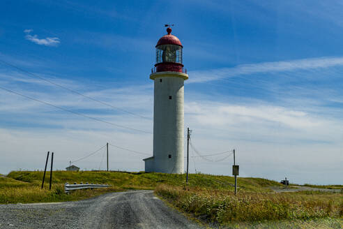 Cape Race Lighthouse, Mistaken Point, UNESCO-Weltkulturerbe, Avalon-Halbinsel, Neufundland, Kanada, Nordamerika - RHPLF31040