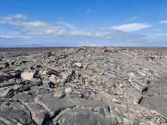 Pahoehoe-Lava auf der jüngsten Insel der Galapagos-Inseln, Insel Fernandina, Galapagos-Inseln, UNESCO-Weltkulturerbe, Ecuador, Südamerika - RHPLF31157