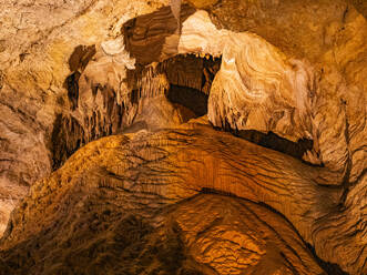 Schollenstein in der Haupthöhle im Carlsbad Caverns National Park, UNESCO-Weltkulturerbe, in den Guadalupe Mountains, New Mexico, Vereinigte Staaten von Amerika, Nordamerika - RHPLF31261