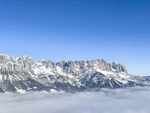 Austria, Thick fog in front of Kaiser Mountains - MMAF01493
