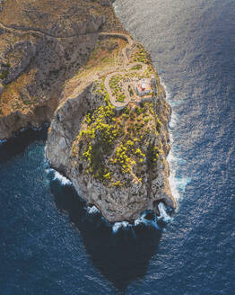 Luftaufnahme von Kap Formentor, Insel Mallorca, Balearen, Spanien. - AAEF24970