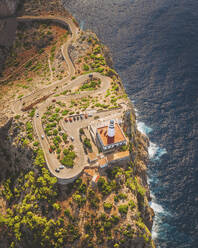 Luftaufnahme von Kap Formentor, Insel Mallorca, Balearen, Spanien. - AAEF24972