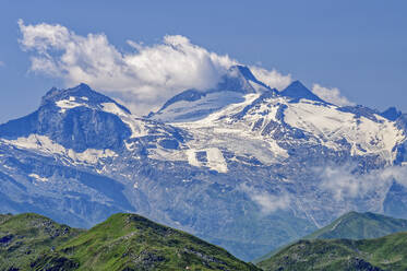 Österreich, Tirol, Blick auf die Gletscher am Olperer - ANSF00725
